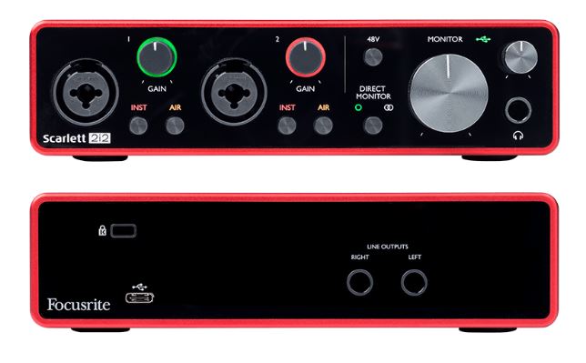 Focusrite Scarlett 2i2 3rd Generation Audio Interface DJ Groove